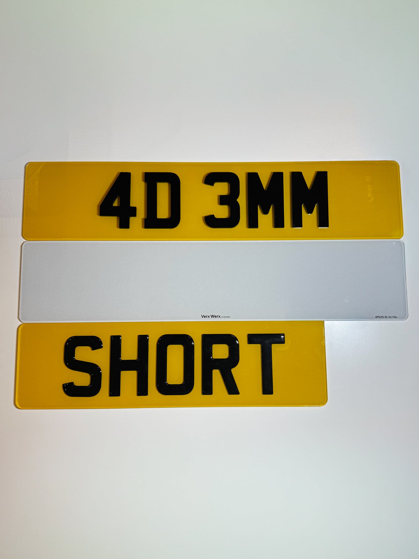 4D 3mm Plates