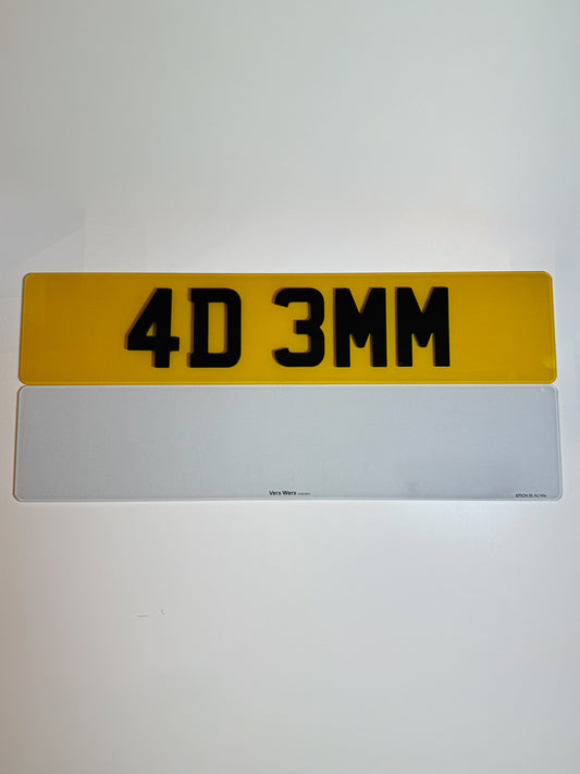 4D 3mm Plates